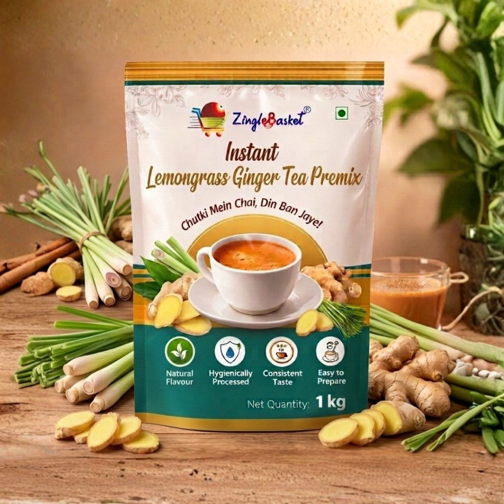 perfect lemongrass ginhger tea premix chai